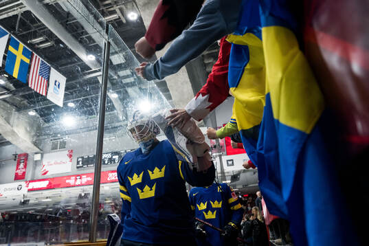 Goalkeeper Marcus Gidlöf of Sweden