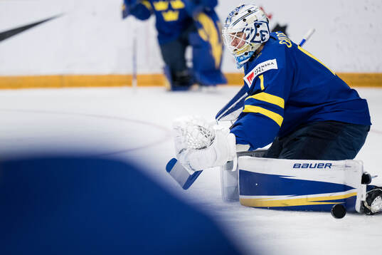 Goalkeeper Marcus Gidlöf of Sweden