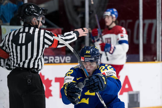 Anton Wahlberg of Sweden celebrates