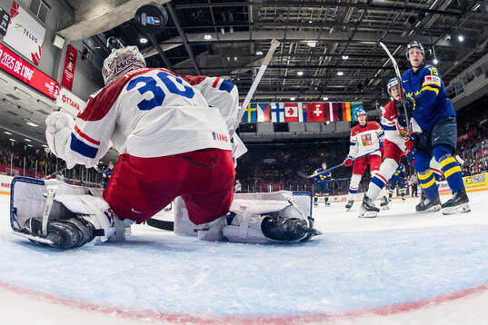 David Edstrom of Sweden and Adam Jiricek of Czech Republic