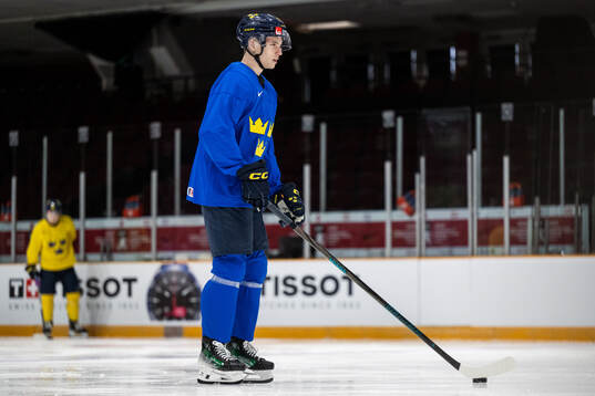 Felix Nilsson of Sweden at a practice session