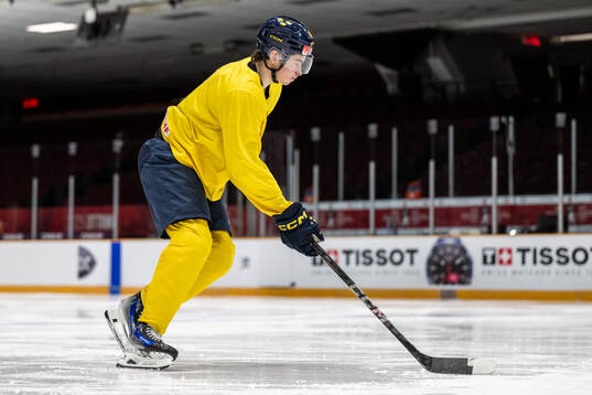 Felix Unger Sörum of Sweden at a practice session