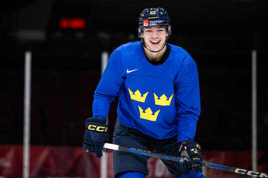 Anton Wahlberg of Sweden at a practice session