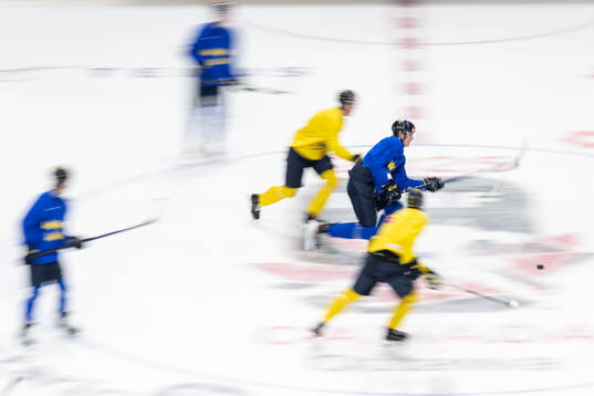 Anton Wahlberg of Sweden at a practice session