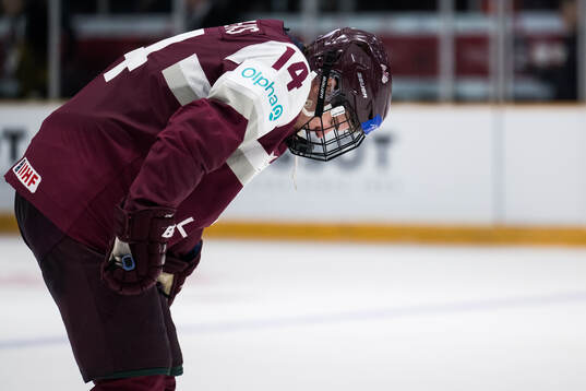 Olivers Murnieks of Latvia looks dejected