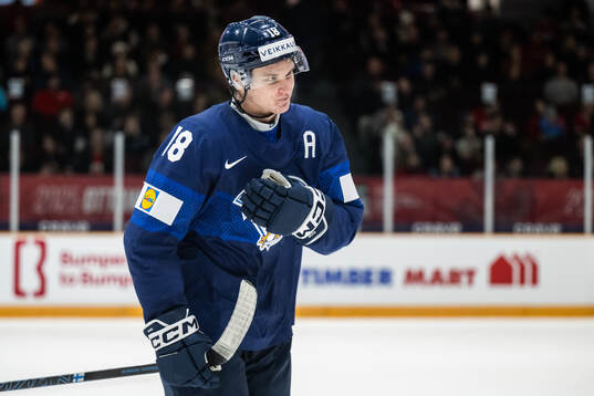 Rasmus Kumpulainen of Finland celebrates