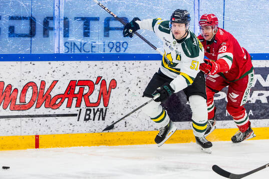 Östersunds Alexander Anderberg och Moras Gabriel Säll