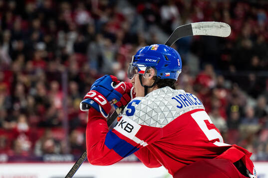 Adam Jiricek celebrates