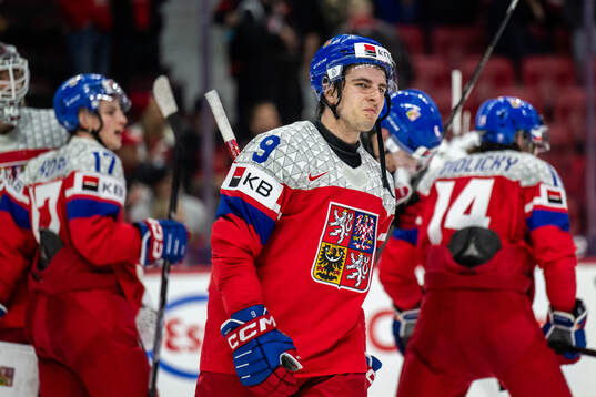 Vojtech Husinecky of Czech Republic celebrates
