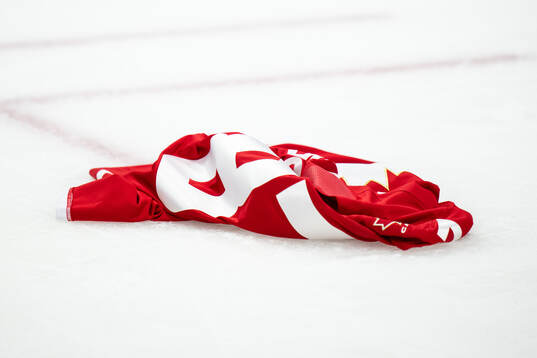 A Canadian shirt thrown