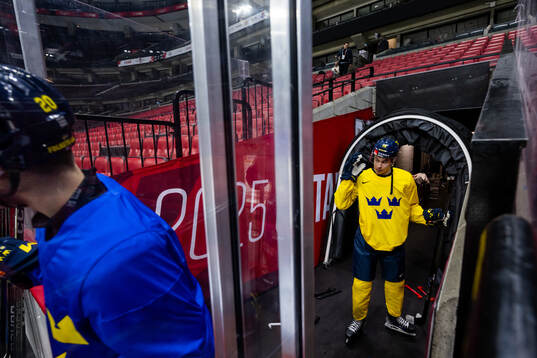 Felix Unger Sörum of Sweden at a practice session