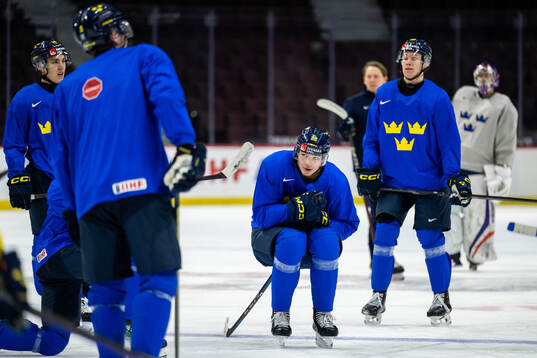 Anton Wahlberg of Sweden at a practice session