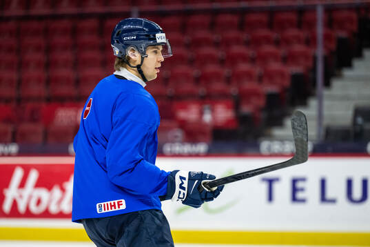 Kasper Halttunen of Finland at a practice session