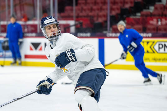 Heikki Ruohonen of Finland at a practice session