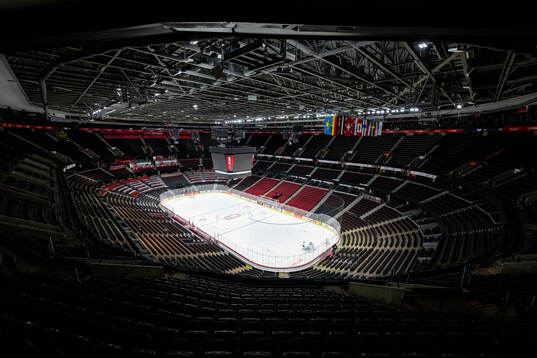 General interior view of Canadian Tire Center