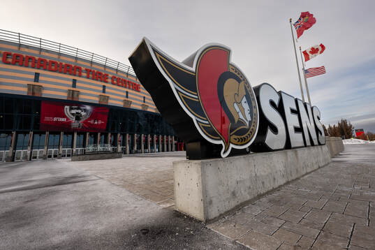 General exterior view of Canadian Tire Center