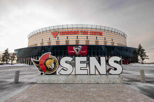 General exterior view of Canadian Tire Center