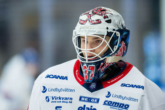 Oskarshamns målvakt Hubert Forsberg Zetterström