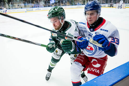 Tingsryds Jesper Sellin och Oskarshamns Ludvig Östman