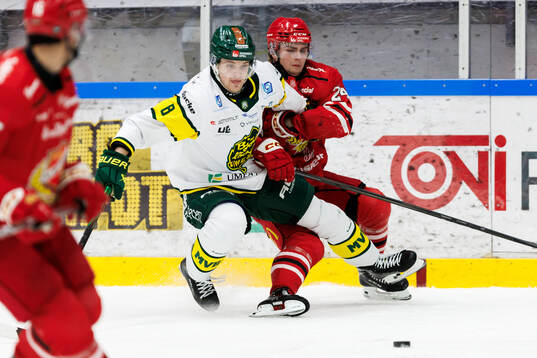 Björklövens Lucas Lagerberg och Almtunas Elliot Ekmark