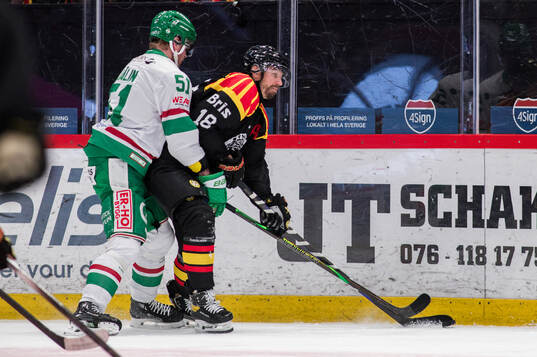 Rögles Calle Själin och Brynäs Anton Rödin