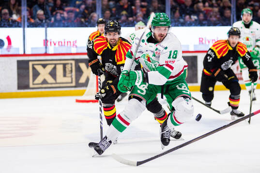 Brynäs Anton Rödin och Rögles Dennis Everberg