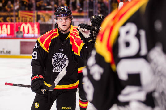 Brynäs Victor Söderström jublar