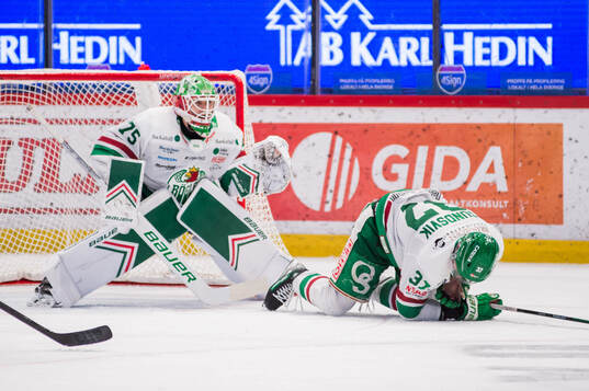 Rögles Albin Sundsvik har ont
