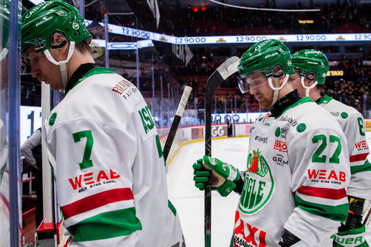 Rögles Carter Ashton och Linus Sjödin deppar
