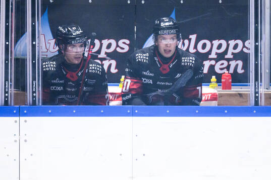 Malmö Redhawks Henrik Haapala och William von Barnekow