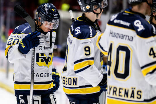 Malmö Redhawks Jakub Galvas deppar