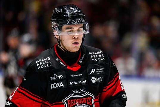 Malmö Redhawks Axel Sundberg deppar