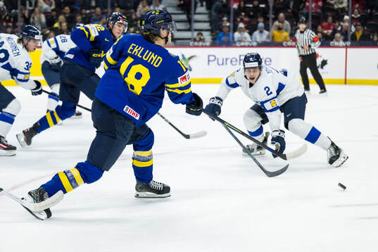 Victor Eklund of Sweden and Mitja Jokinen of Finland