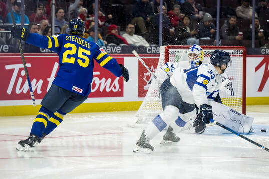 Otto Stenberg of Sweden celebrates