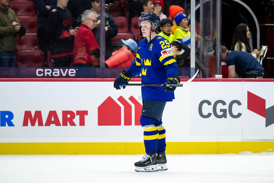 Otto Stenberg of Sweden looks dejected