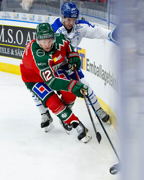 Leksands Lukas Vejdemo och Frölundas Max Friberg