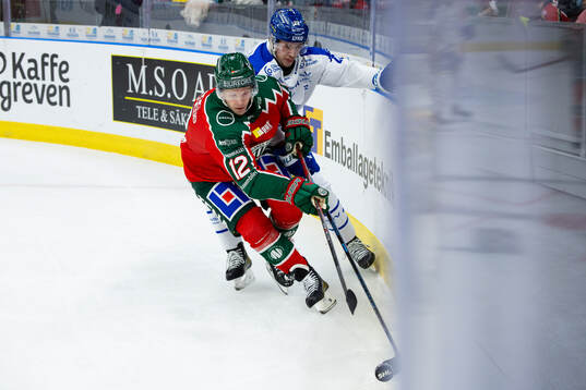 Leksands Lukas Vejdemo och Frölundas Max Friberg