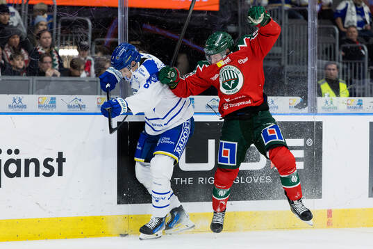 Leksands Alexander Lundqvist och Frölundas Erik Thorell