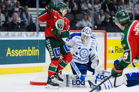 Frölundas Max Friberg och Leksands Mantas Armalis