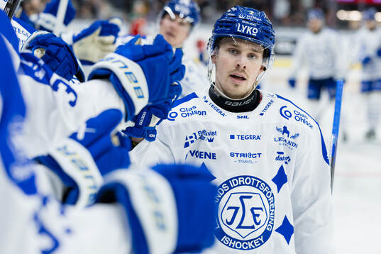 Leksands Marcus Karlberg jublar