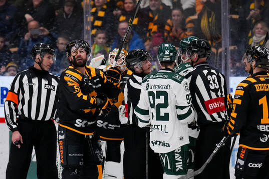 Skellefteås Luke Witkowski och Färjestads Lucas Forsell