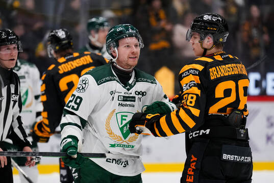 Färjestads Oskar Steen och Skellefteås Michael