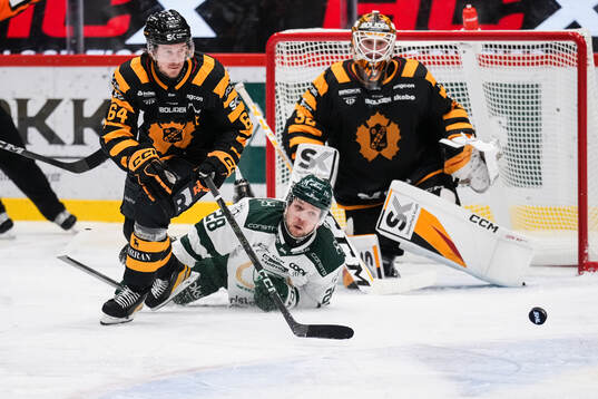 Skellefteås Jonathan Pudas och Färjestads Emil Alba