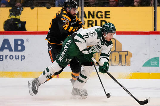 Skellefteås Luke Witkowski och Färjestads Viktor Lodin