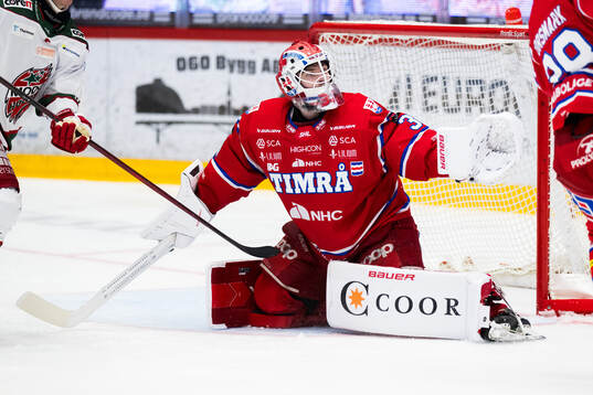 Timrås målvakt Tim Juel