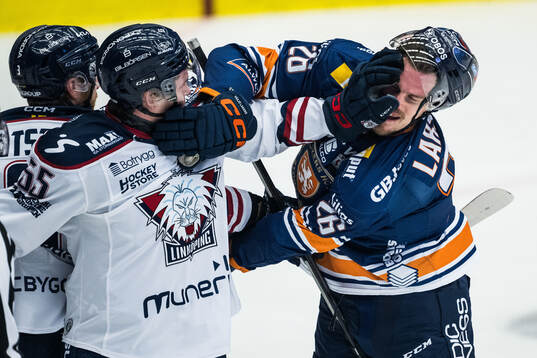 Linköpings Arvid Aronsson och Växjös Emil Larsson