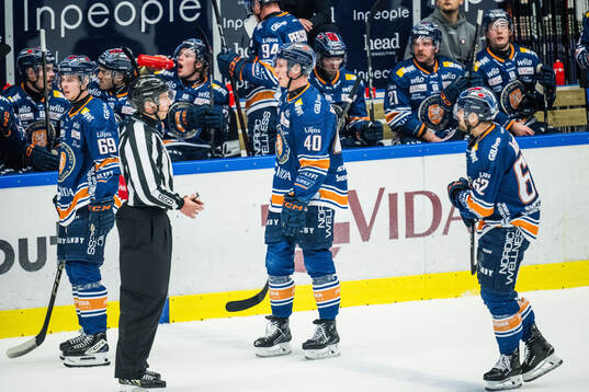 Växjös Ville Svensson, Dennis Rasmussen och Manuel Ågren