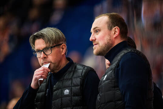 Linköpings tränare Anders Karlsson och assisterande