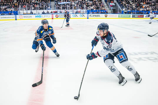 Växjös Filip Eriksson och Linköpings Johan Johnsson