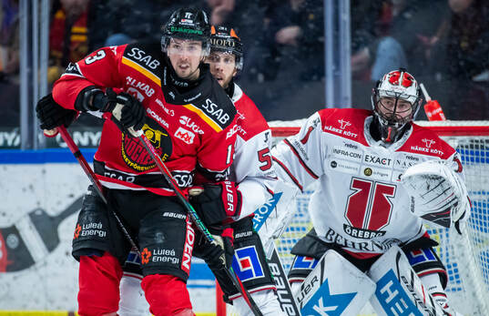 Luleås Eetu Koivistoinen mot Örebros Robin Norell och